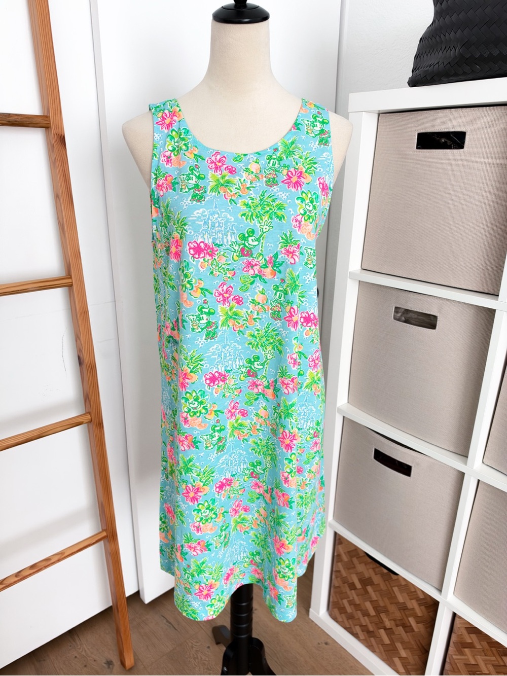 Lilly Pulitzer x Disney Parks Mickey Minnie Mouse Kristen Swing Dress L